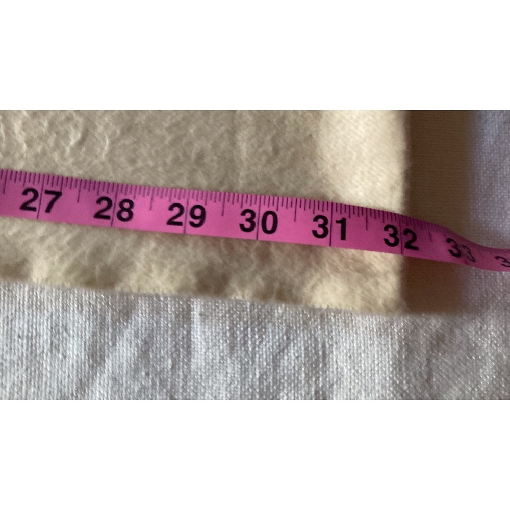 Luxurious soft scarf for warmth around your neck. Creamy ivory with self fringe - Picture 6 of 7